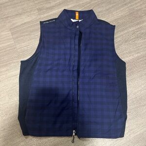 NWT Peter Millar navy blue vest XL